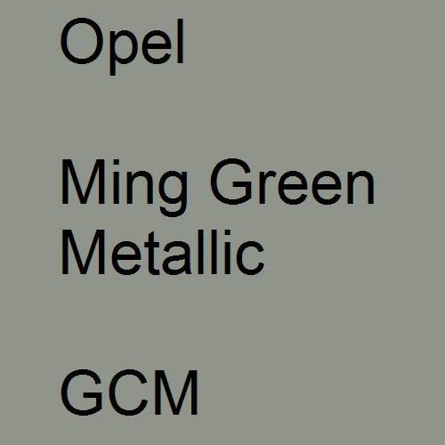 Opel, Ming Green Metallic, GCM.